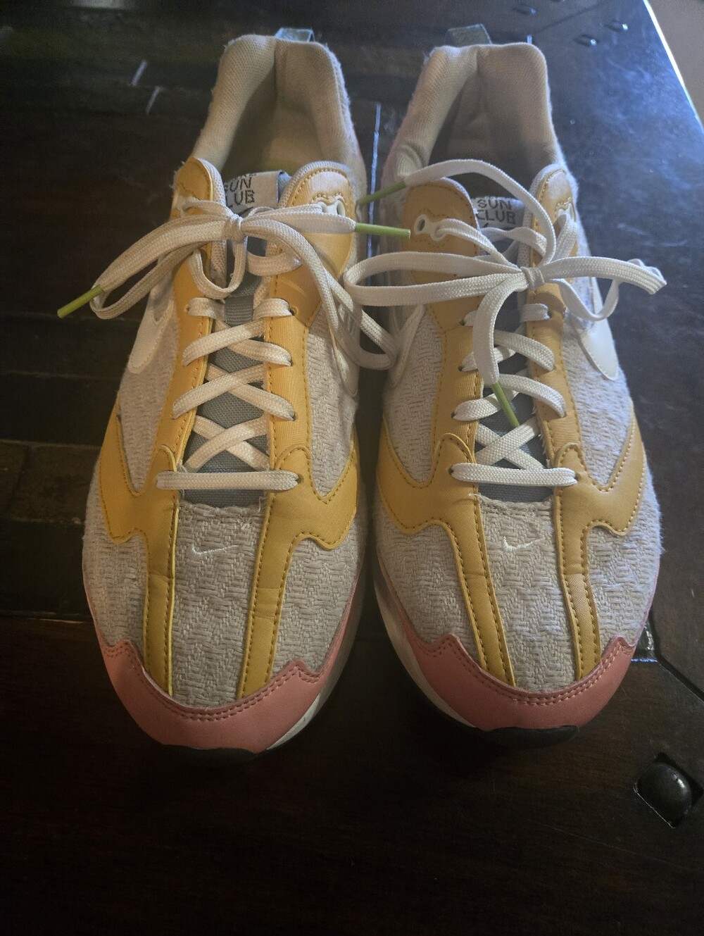 Nike Women's Multicolor Sneakers - White, Yellow, Pink, Green - Picture 3 of 14